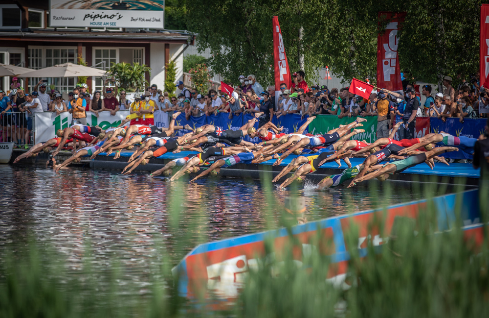 Start Herrenrennen 2021 Kitbühel (© Lilge)