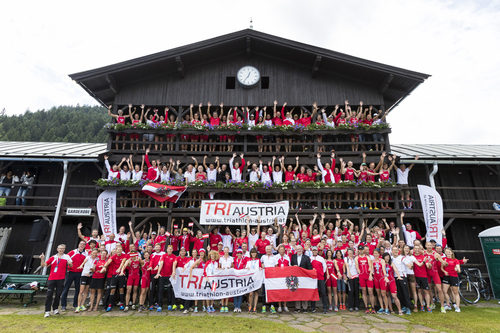 Das starke ÖTRV-Age Group Team bei der EM in Kitzbühel 2017 (© Steiger)