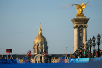 Kaindl und Knabl Paris 2024 (© World Triathlon / Wagner)