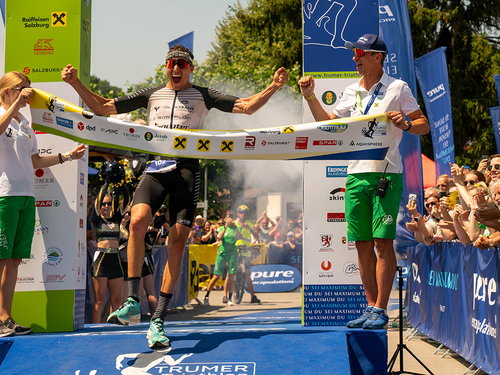Hollaus siegt mit Streckenrekord beim Trumer Triathlon (© G-Sport)