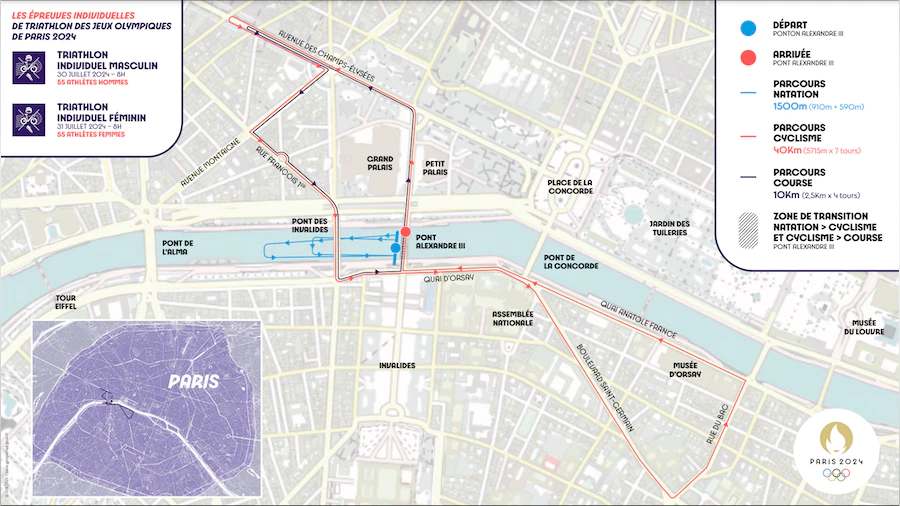Strecke Paris 2024