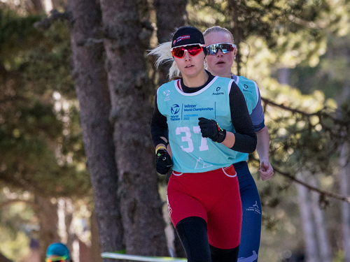Katja Krenn holt Junioren-WM-Silber im Winterduathlon (© World Triathlon/Tommy Zaferes)