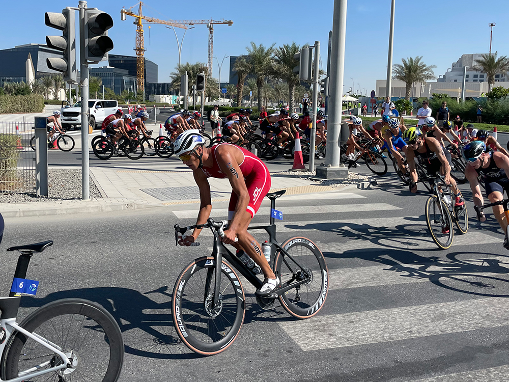 Jan Bader bei U23 WM 2022 in Abu Dhabi (© ÖTRV)