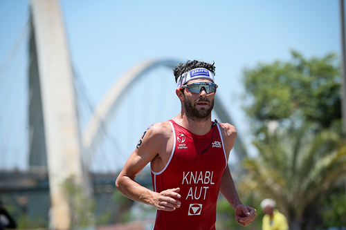 Knabl beim Weltcup in Brasilia (© World Triathlon/Wagner)